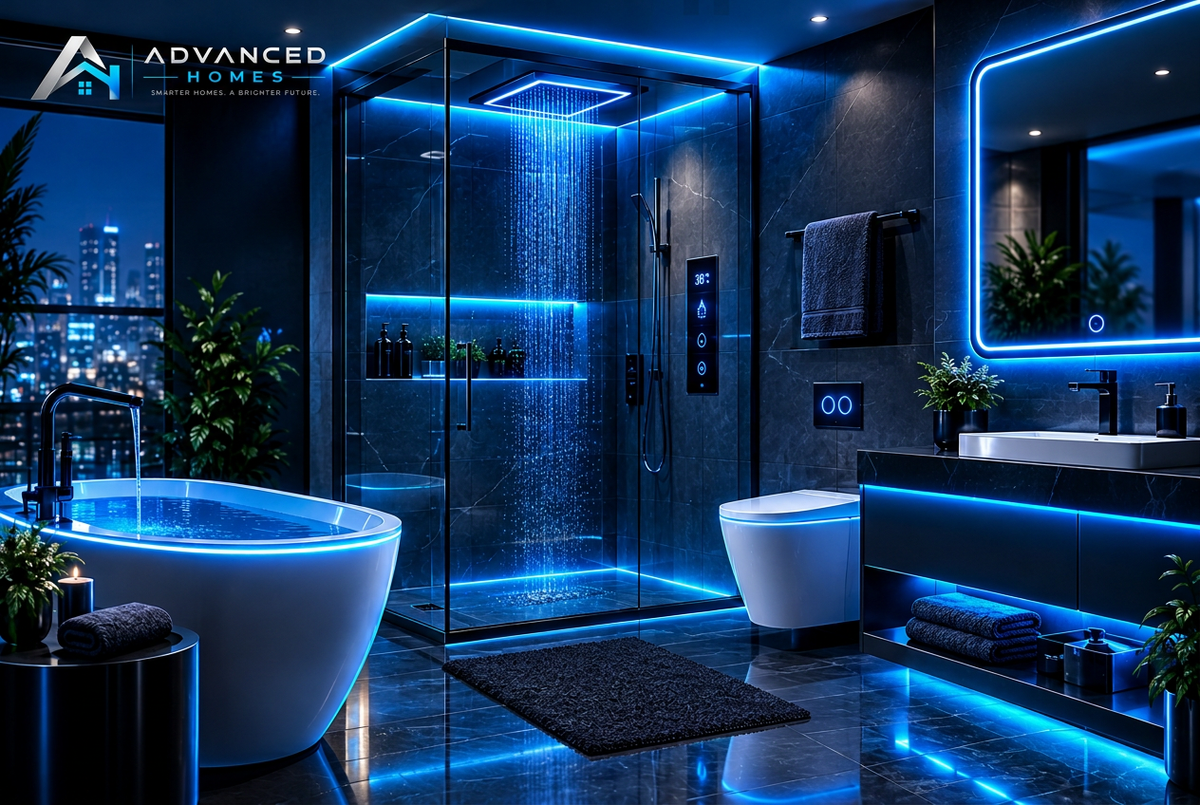 Bathroom image with Advanced Homes watermark
