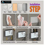Installation guide with watermark