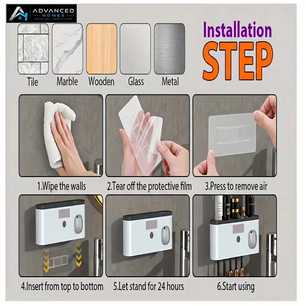 Installation guide with watermark