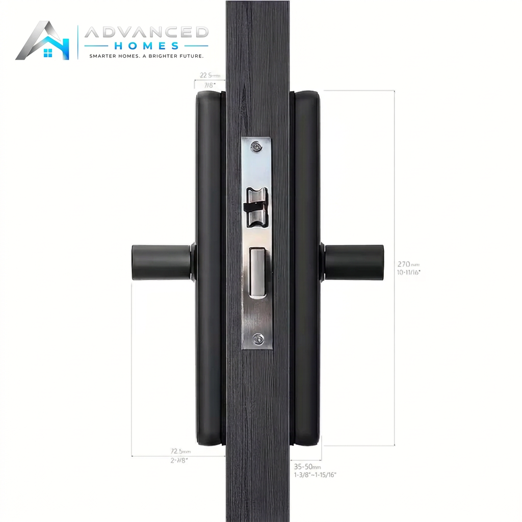 Lock side view with watermark