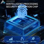Security chip image with watermark