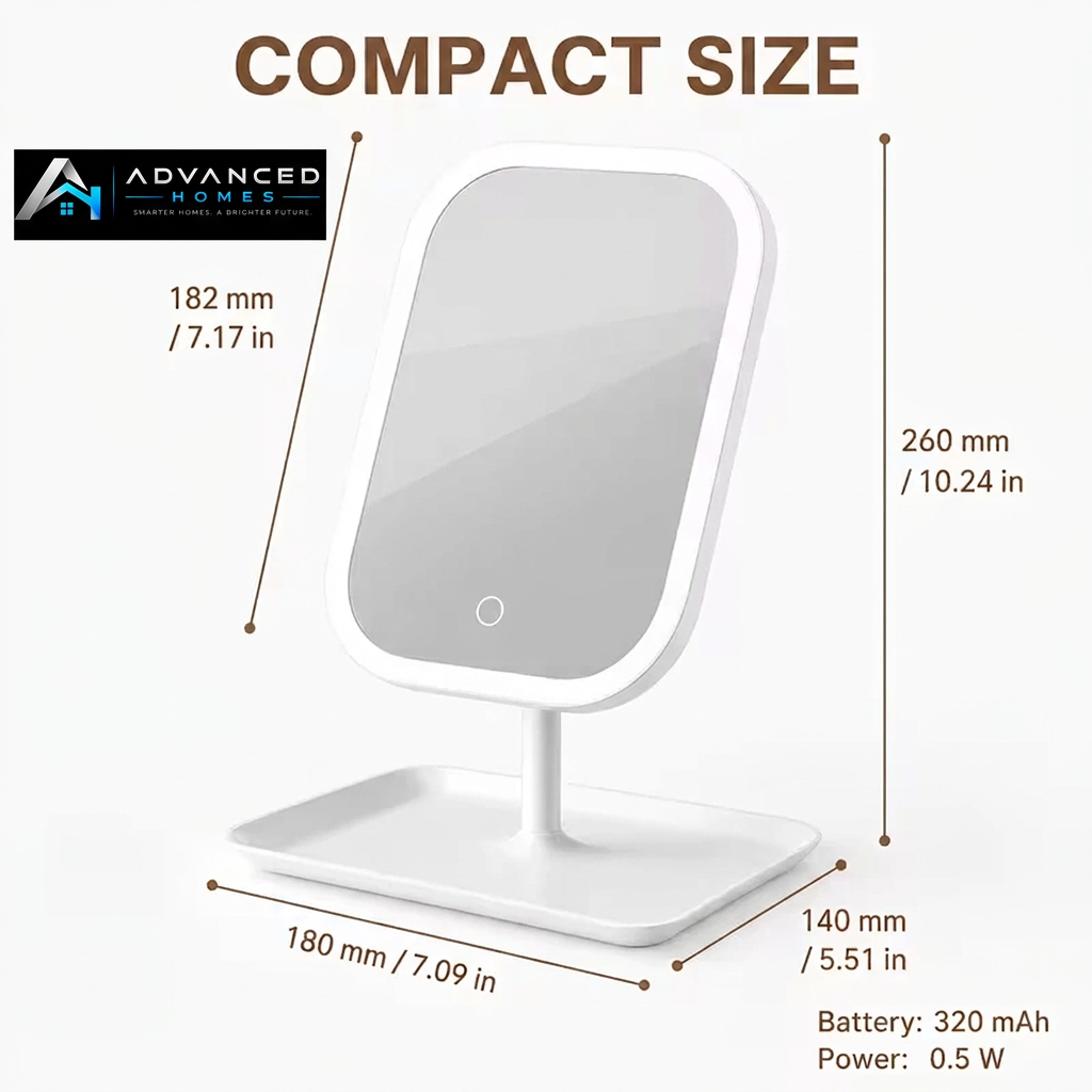 Watermarked mirror dimensions