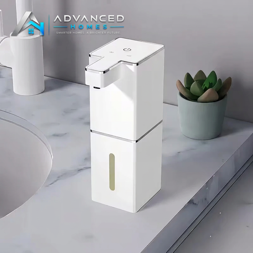 White dispenser with watermark