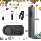 Wine opener dimensions with watermark