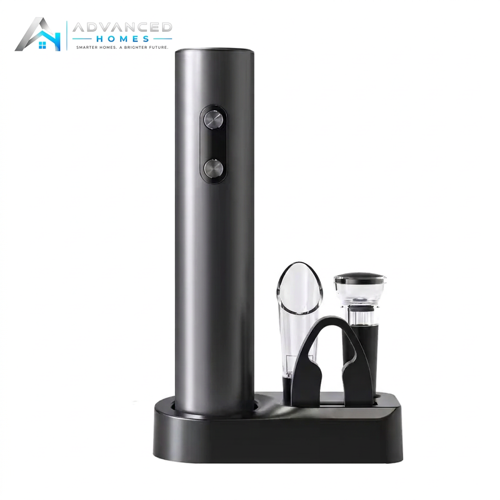 Wine opener set with watermark